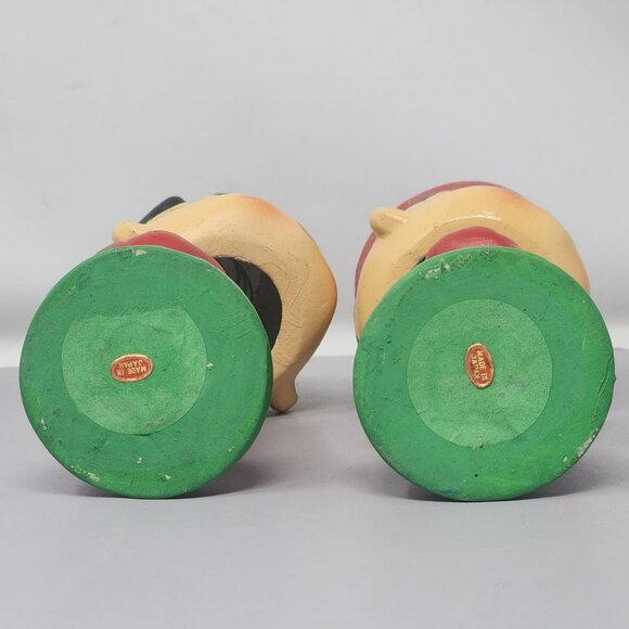 Vintage Magnetic Kissing Couple Figurines Hand-Painted‎ Retro Bobble Head - Picture 7 of 10